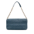 Chanel B Chanel Blue Lambskin Leather Leather Jumbo Chevron Iridescent Surpique Flap Italy