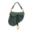 Christian Dior AB Dior Green Calf Leather Mini Saddle Bag Italy