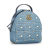 Gucci B Gucci Blue Denim Denim Fabric Small GG Marmont Pearl Backpack Italy