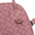 Bottega Veneta B Bottega Veneta Pink Calf Leather Intrecciato Nodini Italy