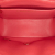 Chanel B Chanel Red Lambskin Leather Leather Mini Square Classic Chevron Lambskin Flap Italy