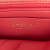 Chanel B Chanel Red Lambskin Leather Leather Mini Square Classic Chevron Lambskin Flap Italy