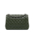 Chanel B Chanel Green Olive Green Caviar Leather Leather Jumbo Classic Caviar Double Flap France