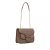 Alexander McQueen AB Alexander McQueen Brown Taupe Calf Leather Textured Heroine Shoulder Bag Italy