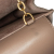 Alexander McQueen AB Alexander McQueen Brown Taupe Calf Leather Textured Heroine Shoulder Bag Italy