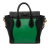 Celine B Celine Green Calf Leather Nano Bicolor Luggage Tote Italy