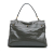 Saint Laurent B Yves Saint Laurent Gray Dark Gray Patent Leather Leather Patent Muse Two Handbag Italy