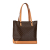 Celine B Celine Brown Coated Canvas Fabric Macadam Tote Italy