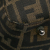 Fendi B Fendi Brown Canvas Fabric Small Zucca Twins Tote Italy