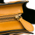 Celine B Celine Yellow Mustard with Black Calf Leather Nano Bicolor Luggage Tote Italy