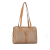 Celine B Celine Brown Beige Coated Canvas Fabric Macadam Shoulder Bag Italy