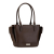 Burberry AB Burberry Brown Dark Brown Calf Leather Handbag