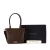 Burberry AB Burberry Brown Dark Brown Calf Leather Handbag