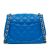 Chanel B Chanel Blue Lambskin Leather Leather Mini Square Classic Lambskin Single Flap Italy