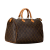 Louis Vuitton B Louis Vuitton Brown Monogram Canvas Canvas Monogram Speedy 35 France