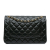 Chanel B Chanel Black Lambskin Leather Leather Jumbo Classic Lambskin Double Flap Italy