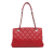 Chanel B Chanel Red Caviar Leather Leather CC Petite Caviar Soft Tote Italy