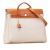 Hermès B Hermès Brown Beige Canvas Fabric Toile Herbag MM France