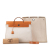 Hermès B Hermès Brown Beige Canvas Fabric Toile Herbag MM France