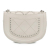 Chanel AB Chanel White Ivory Calf Leather Small skin Coco Eyelets Round Flap Italy