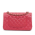 Chanel AB Chanel Pink Strawberry Caviar Leather Leather Medium Classic Caviar Double Flap France