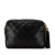 Chanel B Chanel Black Lambskin Leather Leather CC Quilted Lambskin Tassel Camera Bag Italy