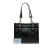 Christian Dior AB Dior Black Calf Leather Small skin Archicannage Essential Tote Italy