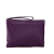 Bottega Veneta AB Bottega Veneta Purple Calf Leather Intrecciato Clutch Italy