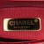 Chanel AB Chanel Red Lambskin Leather Leather Medium Lambskin 19 Flap Italy