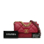 Chanel AB Chanel Red Lambskin Leather Leather Medium Lambskin 19 Flap Italy