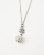 Chanel CC Rhinestone Charm Necklace