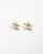 Chanel CC Rhinestones & Pastel Stones Earrings