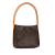 Louis Vuitton B Louis Vuitton Brown Monogram Canvas Canvas Monogram Looping MM France