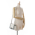 Chanel B Chanel White Ivory Lambskin Leather Leather Medium Bicolor Lambskin and Rubber Boy Flap France