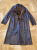 Fendi Vintage leather coat /astrakan