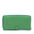 Saint Laurent AB Saint Laurent Green Calf Leather Y Line Long Wallet Italy