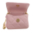 Chanel AB Chanel Pink Lambskin Leather Leather Quilted Lambskin Card Holder On Chain Italy