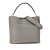 Fendi B Fendi Gray Calf Leather Selleria Anna Satchel Italy