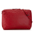 Bottega Veneta B Bottega Veneta Red Calf Leather Large Intrecciato Nodini Italy