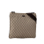 Gucci AB Gucci Brown Beige Coated Canvas Fabric GG Supreme Crossbody Italy