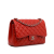 Chanel AB Chanel Red Lambskin Leather Leather Jumbo Classic Lambskin Double Flap Italy