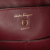 Salvatore Ferragamo B Ferragamo Red Burgundy Calf Leather Gancini Embossed Trifolio Tote Bag Italy