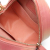 Chanel AB Chanel Pink Lambskin Leather Leather Iridescent Lambskin 19 Round Clutch with Chain Italy