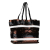 Prada AB Prada Brown Dark Brown N/a Plastic Sequined Tote Bag Italy