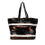 Prada AB Prada Brown Dark Brown N/a Plastic Sequined Tote Bag Italy