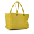 Bottega Veneta B Bottega Veneta Yellow Calf Leather Intrecciato Brick Tote Italy