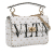 Valentino B Valentino White Calf Leather Rockstud Spike VLTN Satchel Italy