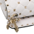 Valentino B Valentino White Calf Leather Rockstud Spike VLTN Satchel Italy