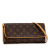 Louis Vuitton B Louis Vuitton Brown Monogram Canvas Canvas Monogram Pochette Twin GM Spain