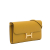 Hermès AB Hermès Yellow Calf Leather Epsom Constance Long To Go Wallet France